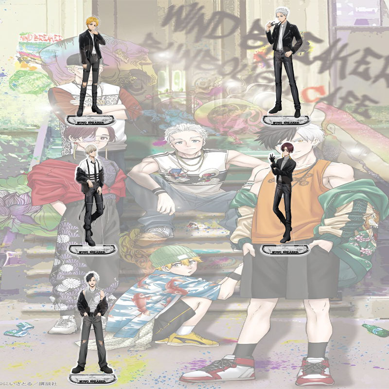 Windbreaker Anime Merchandise - WIND BREAKER Figur Akrilik Adegan Anime