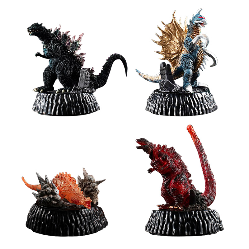 Kotobukiya Bishoujo - Bandai 4 Buah Gashapon Godzilla Monster