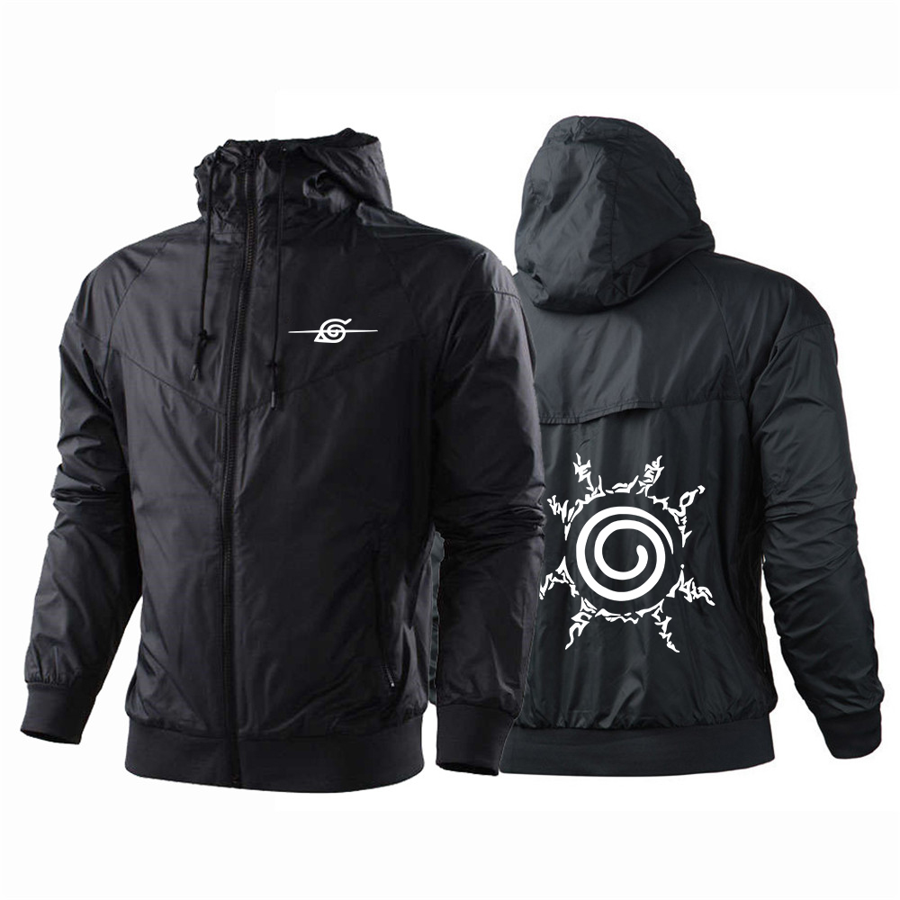 Windbreaker Anime Merchandise - 2026 Naruto Anime Printing Musim Semi