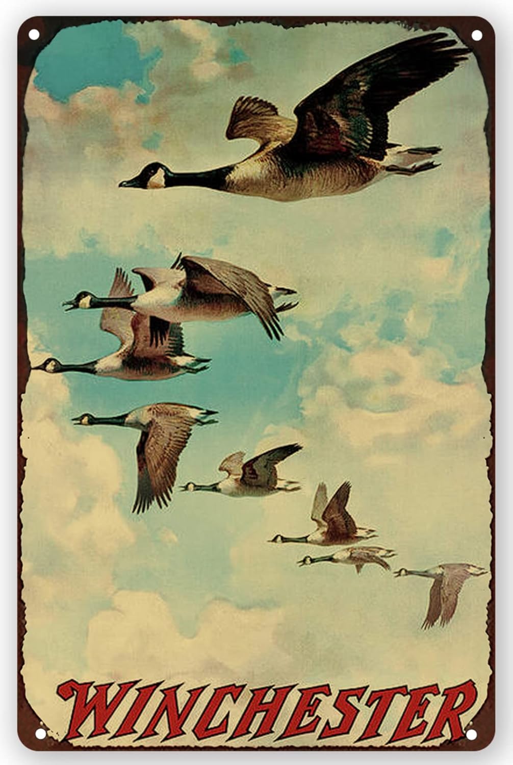 Art Print Framed - Seni Dinding Kanvas Berbingkai Winchester Poster
