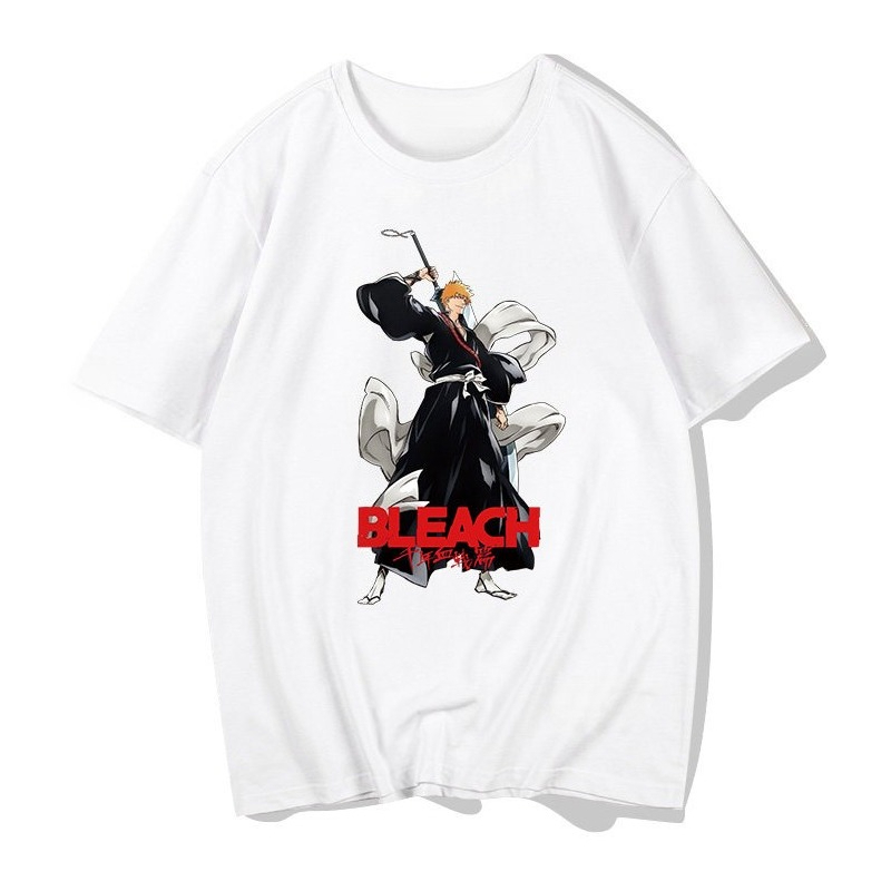 Kaos BLEACH Kurosaki Ichigo Th - Anime Merchandise T Shirt ulasan dan harga