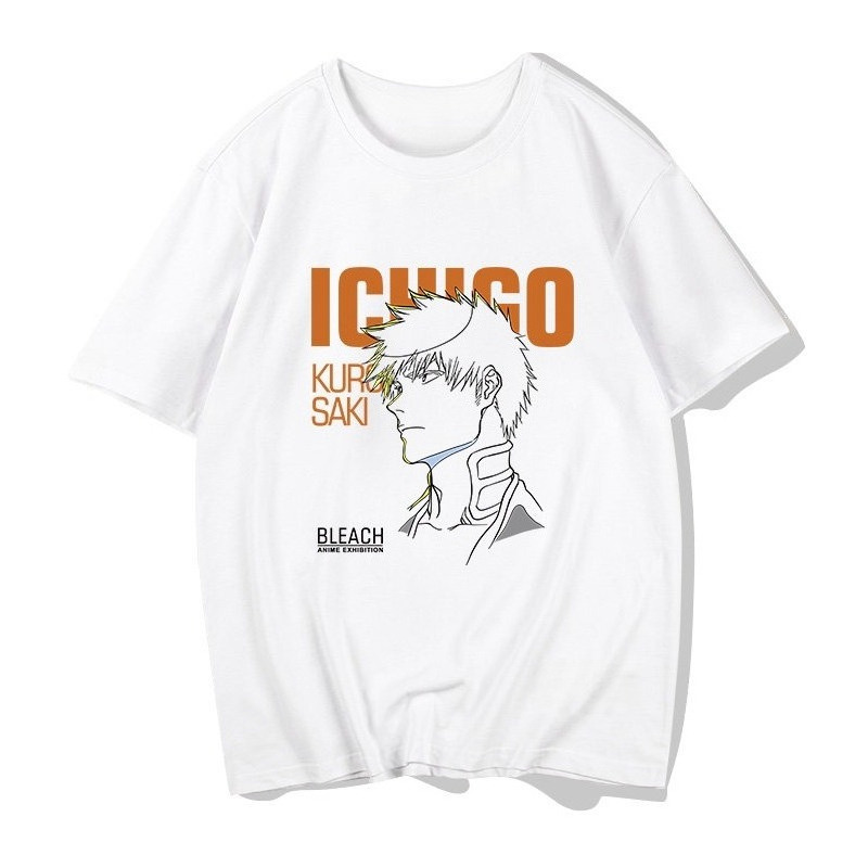 Kaos BLEACH Kurosaki Ichigo Th - Anime Merchandise T Shirt ulasan dan harga