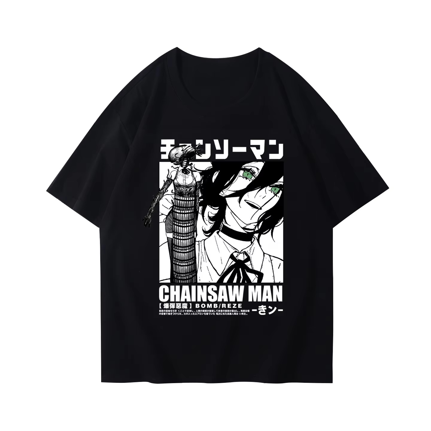 Kaos Chainsaw Man Musim Gugur  - Anime Merchandise T Shirt ulasan dan harga