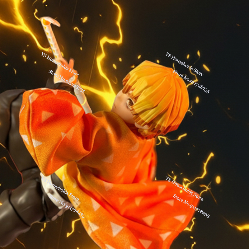 1/12 Agatsuma Zenitsu Figur Ak - Windbreaker Anime Merchandise ulasan dan harga