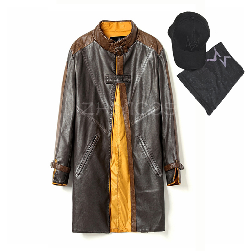 Kostum Cosplay Aiden Pearce Ja - Windbreaker Anime Merchandise ulasan dan harga