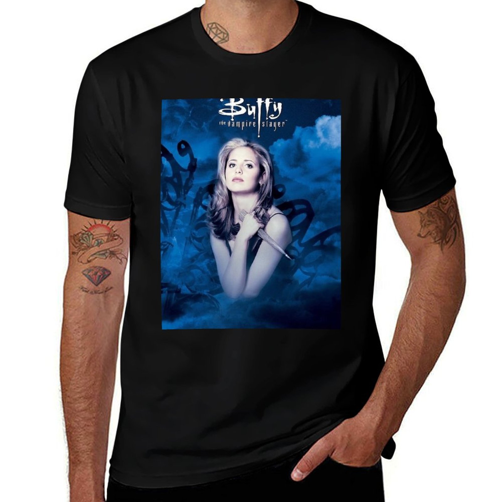 Buffy Merchandise T-Shirt kaos - Anime Merchandise T Shirt ulasan dan harga