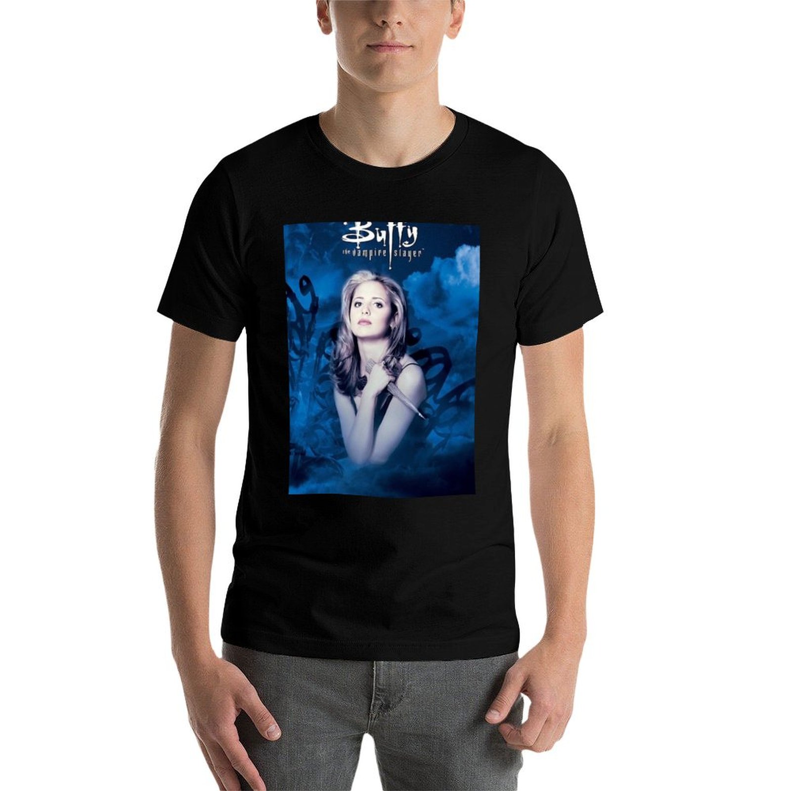 Buffy Merchandise T-Shirt kaos - Anime Merchandise T Shirt ulasan dan harga