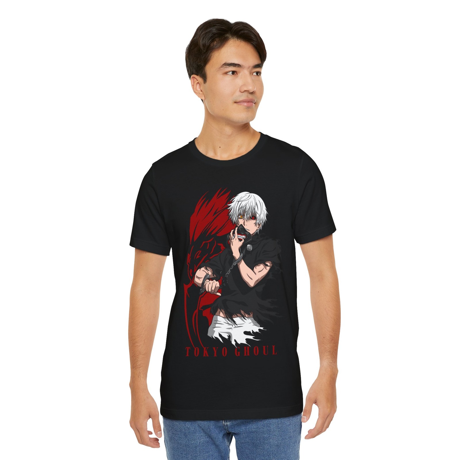 Kaos Anime Tokyo Ghoul, Kaos L - Anime Merchandise Tokyo ulasan dan harga