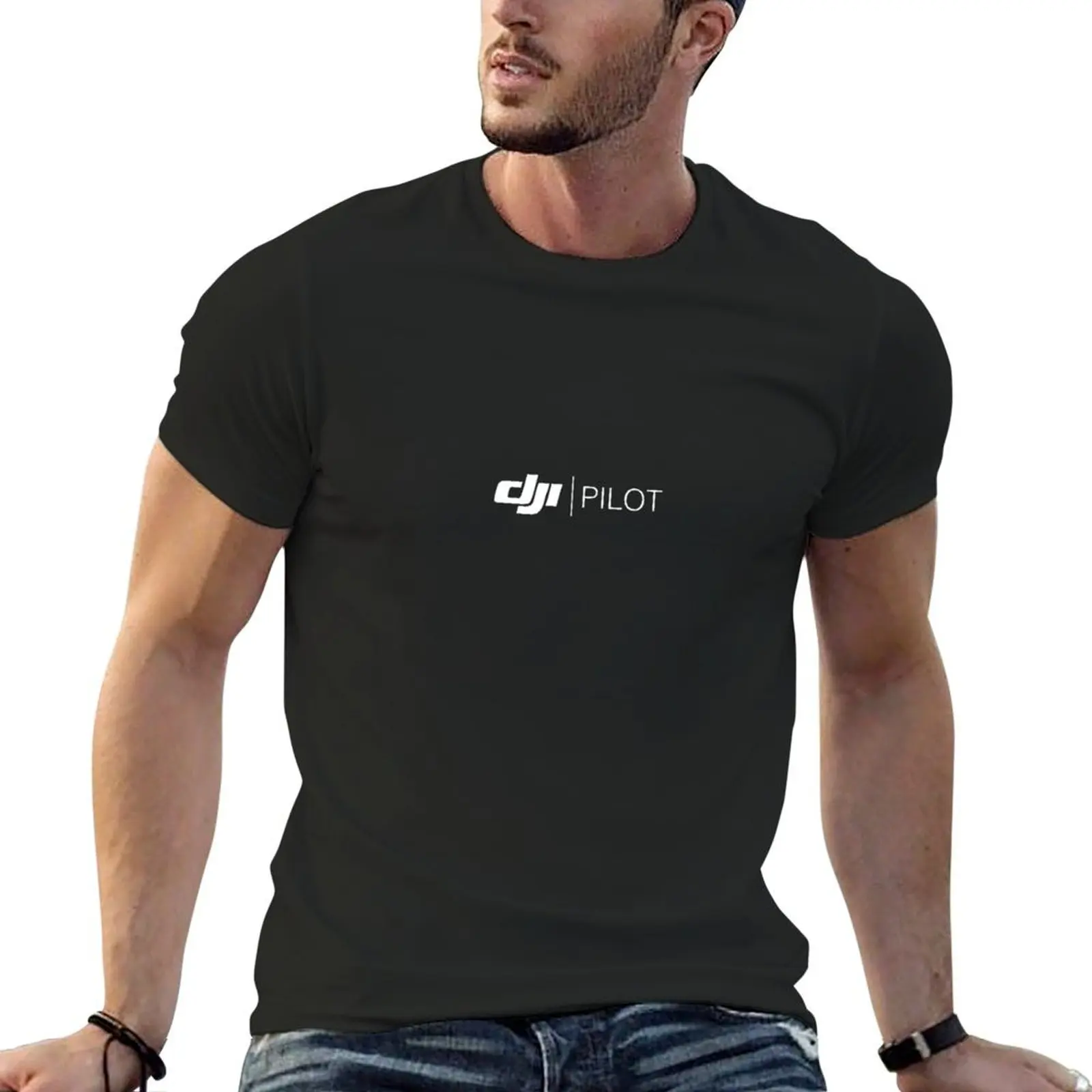 Kaus oblong pria DJI, penjuala - Anime Merchandise T Shirt ulasan dan harga