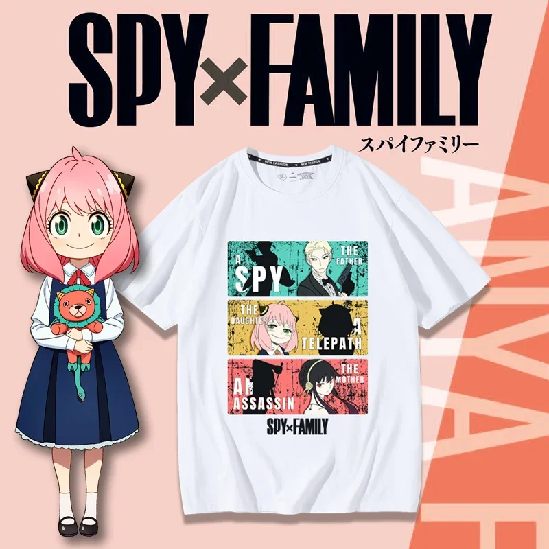 Kaos Cosplay Bertema Spy and F - Anime Merchandise T Shirt ulasan dan harga