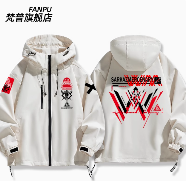 Jaket penahan angin Pria Wanit - Windbreaker Anime Merchandise ulasan dan harga