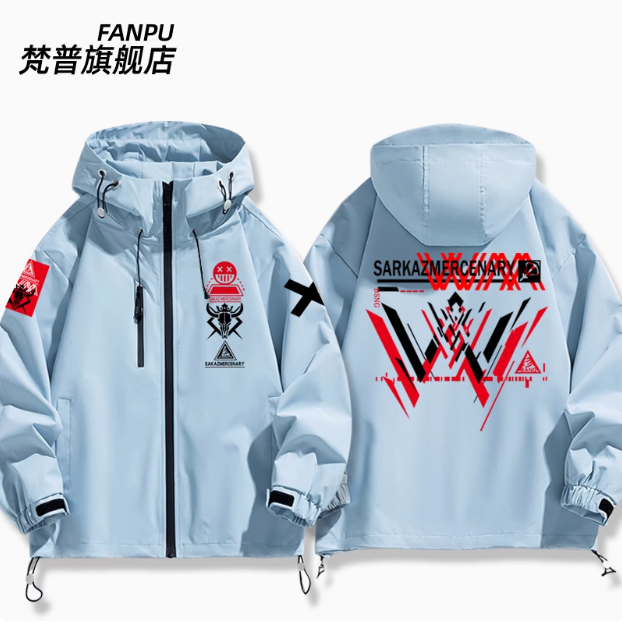 Jaket penahan angin Pria Wanit - Windbreaker Anime Merchandise ulasan dan harga